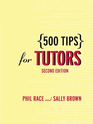 cover image of 500 Tips for Tutors
